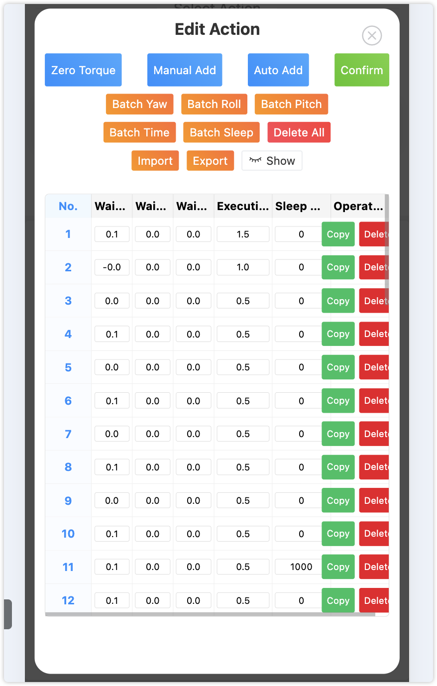 Edit Interface Overview