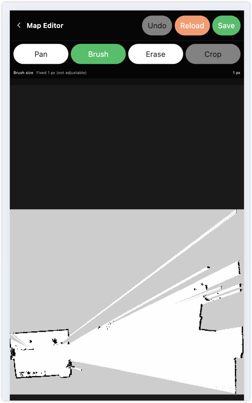 Edit map page