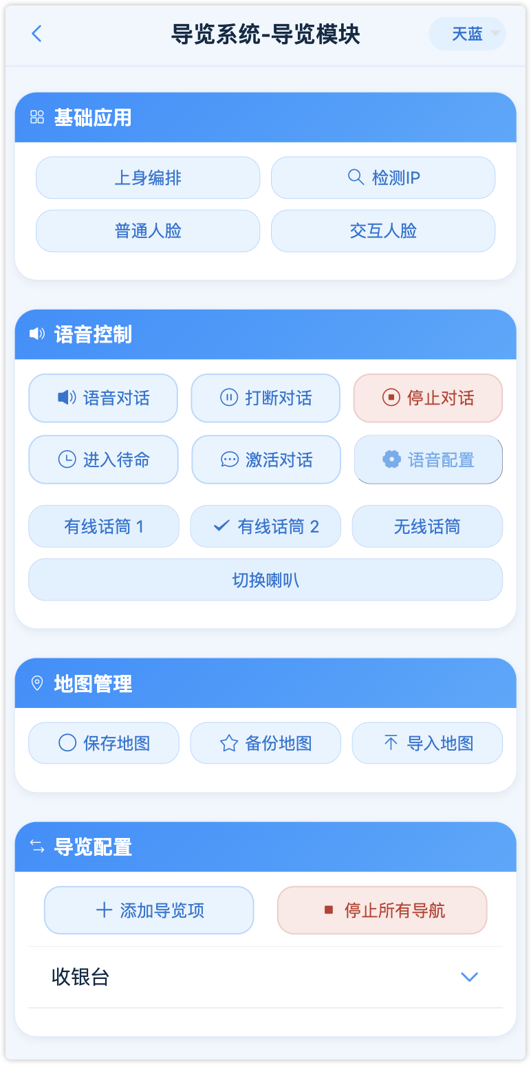 顶部控制按钮示意图